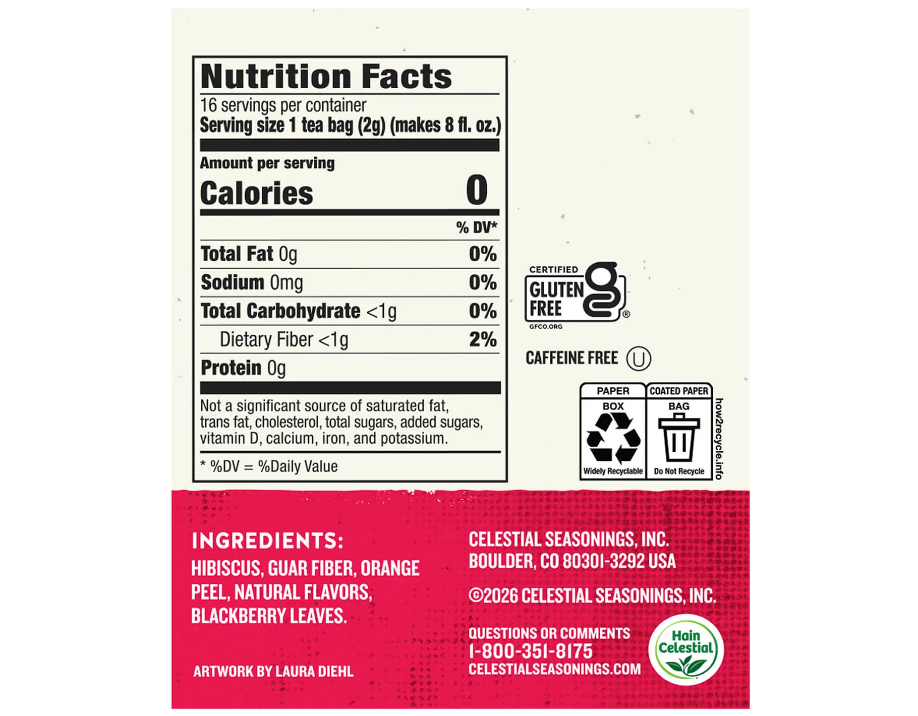Prebiotic Blend Wellness Tea with Hibiscus - Image 5