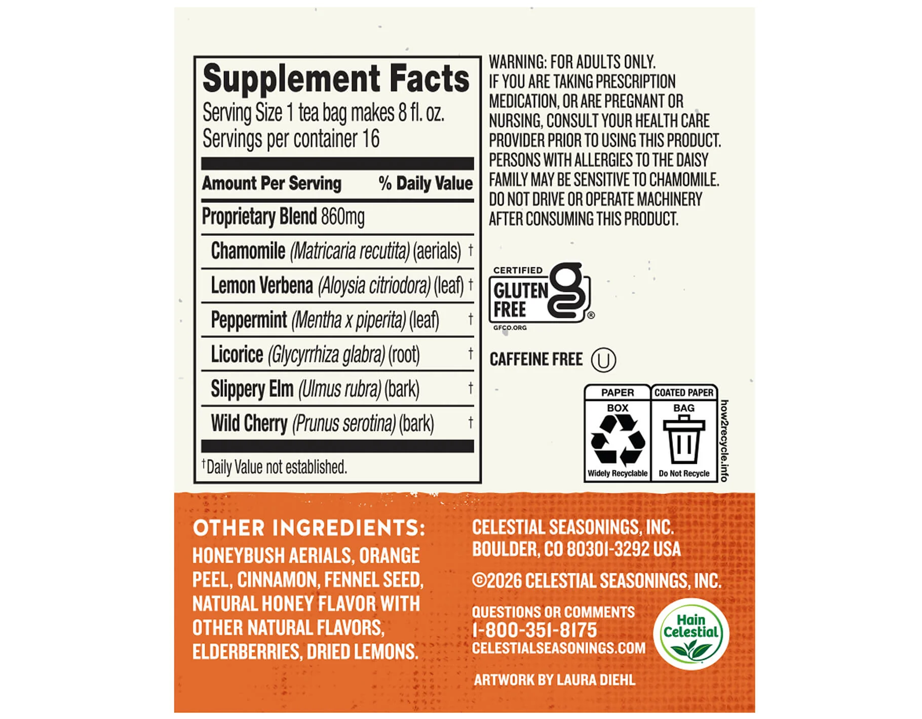 Throat Soother Wellness Tea, Sweet Citrus Herb - Image 5